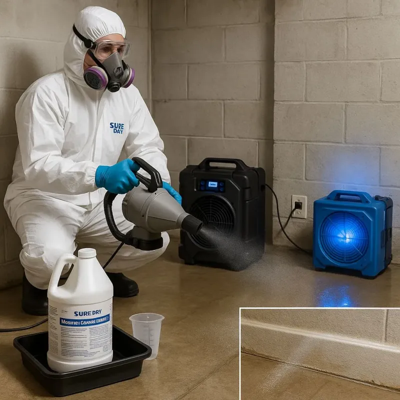 Sanitization and Odor Removal process in North Wantagh, NY
